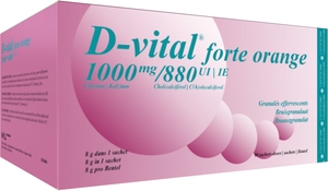 D-Vital Forte 1000/880 Orange 90 Sachets