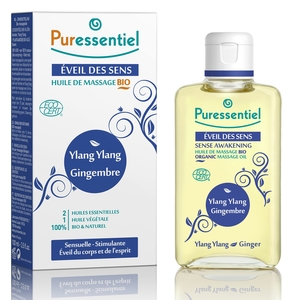 Puressentiel Bio Huile de Massage Ylang Ylang-Gingembre 100ml