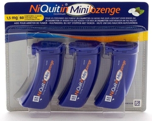 NiQuitin 1,5mg Minilozenge 60 Comprimés à Sucer