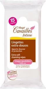 Rogé Cavaillès Intime 15 Lingettes Extra-Douces