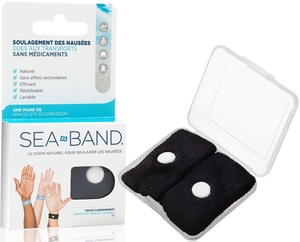 Sea Band 2 Bracelets Adultes Noir