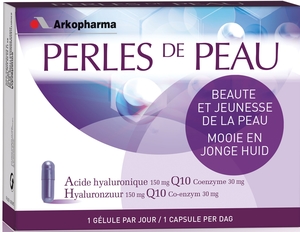 Perles De Peau 30 Gélules Acide Hyaluronique Et Coenzyme Q10