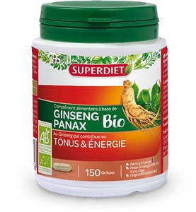 SuperDiet Ginseng Bio 150 Gélules