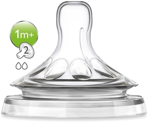 Philips Avent Natural Tetine Slow 2trous2