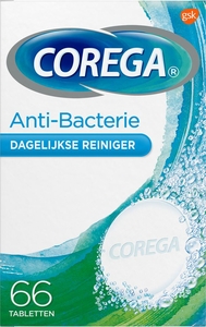 Corega Anti-Bacterie 66 Comprimés