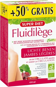 Super Diet Fluidilege Bio 30 Ampoules x 15ml (plus 50% gratis)