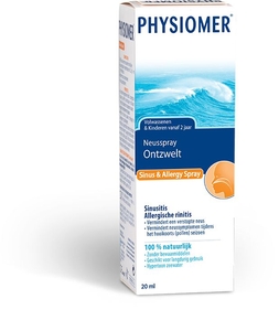 Physiomer Sinus &amp; Allergie Pocket Spray Nasal Décongestionnant 20ml