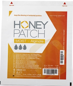 HoneyPatch Moist Pansement Alginate Stérile 10 x 10 cm