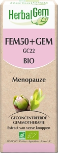 Herbalgem Fem50+Gem Complexe Ménopause BIO Gouttes 50ml