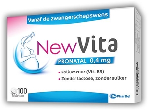 NewVita Pronatal 0,4mg 100 Comprimés