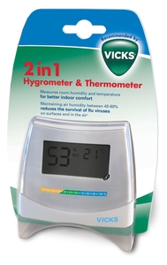 Vicks Hygrometre &amp; Thermometre 2 En 1 V70emea