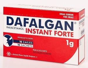 Dafalgan Instant Forte 1g 10 Sachets