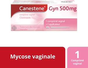 Canestene GYN Clotrimazole 500mg 1 Comprimé Vaginal