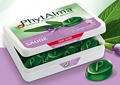 PhytAlma Pastilles Gum Sauge + Stevia 50g