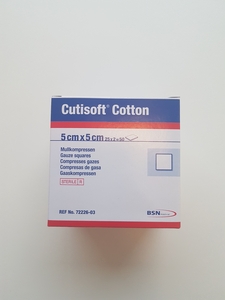 Cutisoft Cotton Cp Ster5,0x 5,0cm 2x25