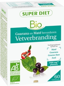 Super Diet Complexe Brule Graisse Bio 60 Comprimés