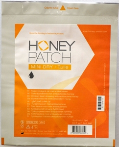 HoneyPatch Mini-Dry Pansement Tulle Stérile 5 x 5 cm