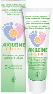 Akileine Kids 3-12 Crème Anti-Transpirante 50ml