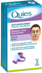 Quies Anti-Ronflement Dilatateur Nasal (Taille Grand)