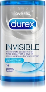 Durex Invisible Extra Fin Condoms 10