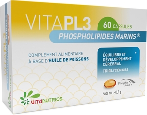 VitaPL3 Phospholipides Marins 60 Capsules