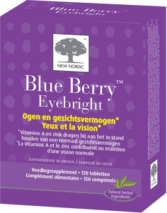 New Nordic Blue Berry Eyebright 120 Comprimés