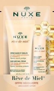 Nuxe Rêve De Miel Stick Lèvres 4g + Crème Mains 30ml