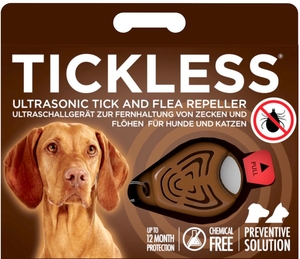 Tickless Pet Ultrasonic Tick and Flea Repeller (Brun)