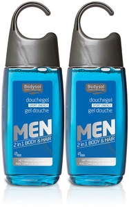 Bodysol Men Gel Douche Sport Energy 2 x 250ml (2ème produit à - 50%)