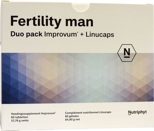 Fertility Man Duopack Improvum + Linucaps 60 Gélules