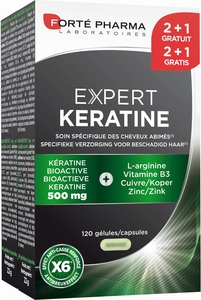 Expert Keratine 3 x 40 Gélules (2 + 1 gratuit)