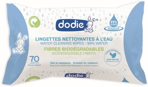 Dodie Lingettes Nettoyantes à l&#039;Eau 70 Pièces