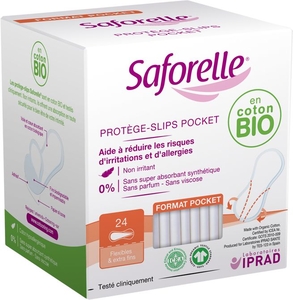 Saforelle Coton Protect Format Pocket 30 Protège-Slips