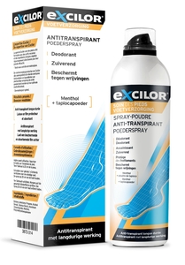 Excilor Soin Pieds A/transpirant Spray Pdr 150ml