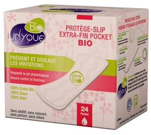 Unyque Protège-Slip Extra-Fin Pocket Bio 24 Unités