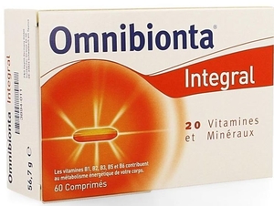 Omnibionta Integral 60 comprimés Nouvelle Formule