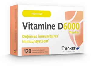 Vitamine D6000 120 Comprimés à mâcher