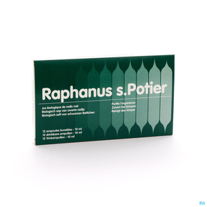 Raphanus S Potier Ampoules Buvables 12x10ml