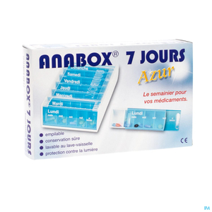 Anabox Pilulier Azur Fr 7 Jours