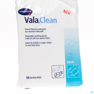Valaclean Basic 50 Gants de Toilette (Ref 9922450)