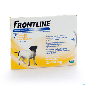 Frontline Spot On Chien Pipet 6x0,67ml