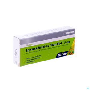 Levocetirizine Sandoz 5mg 20 Comprimés