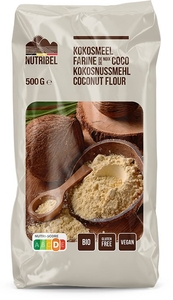 Nutribel Farine de Noix de Coco Bio Sans Gluten 500g