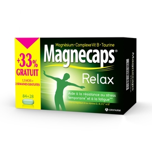 Magnecaps Relax 84+28 Comprimés