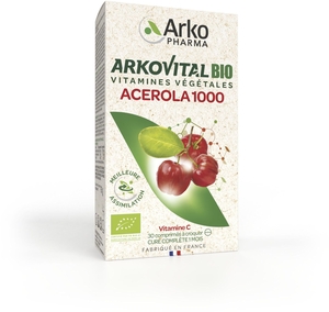 Arkovital Acérola 1000 Bio 30 Comprimés