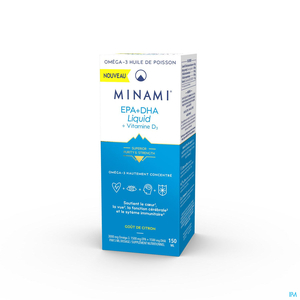 Minami EPA + DHA Liquid + Vitamine D3 150ml