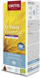 Ortis D-Toxis Essential Framboise Hibiscus Bio 250ml