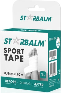 Star Balm Sport Tape 3,8cm X 10m Blanc