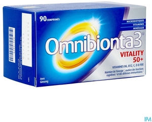 Omnibionta-3 Vitalité 50+ 90 Comprimés