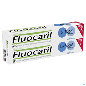 Fluocaril Dentifrice Bi-Fluoré Protection Gencives 2x75ml